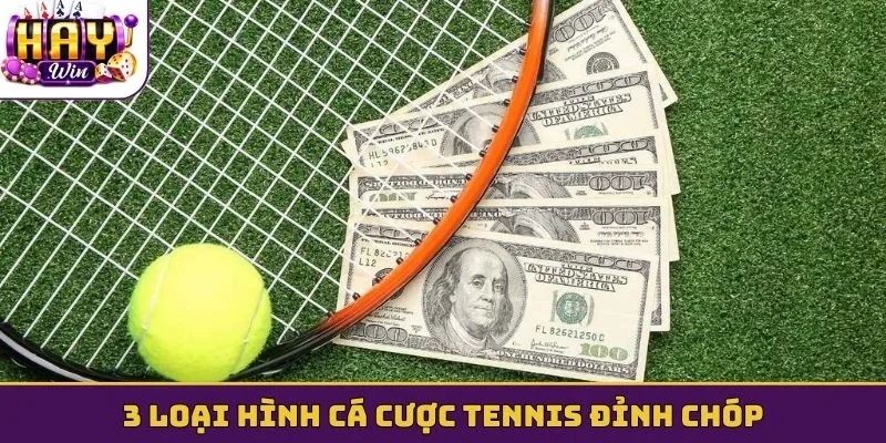 3 loại hình cá cược tennis đỉnh chóp