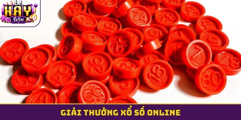 Giải thưởng xổ số online